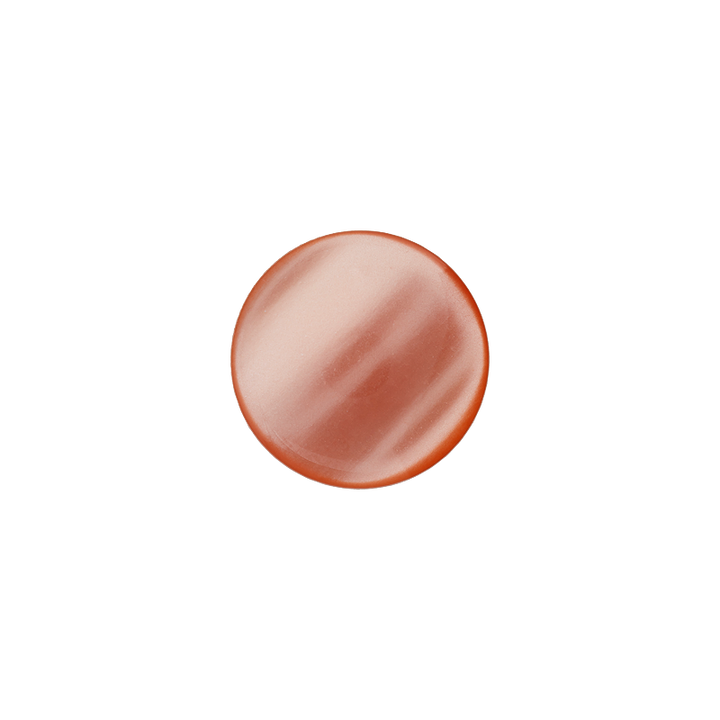 Bouton polyester pied 11mm orange