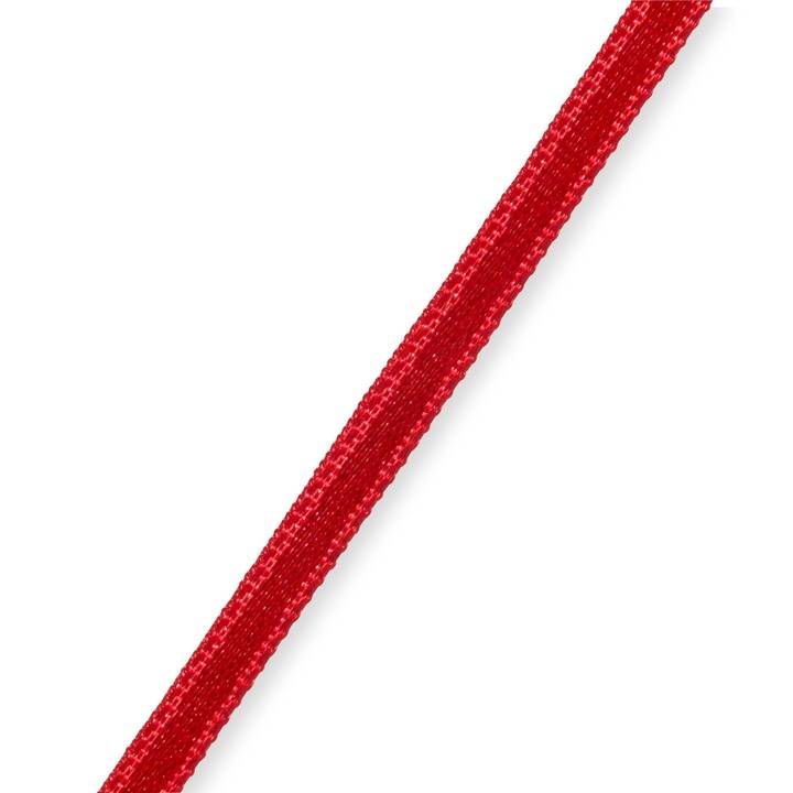 Satin ribbon, 3mm,red, 50m