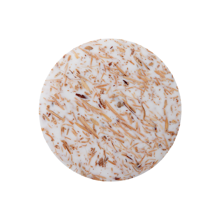 Coconut/polyester button shank, recycled, 20mm, cream