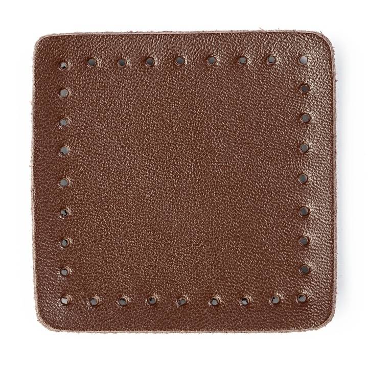 Attaching pads, 5.5x5.5cm, brown