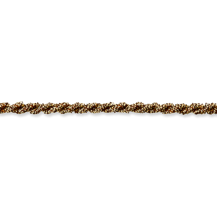 Brocade cord,3mm,antique gold