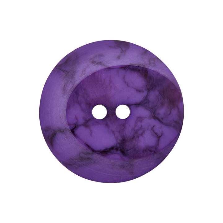 Mantel/Polyesterknopf 2-Loch,25mm, violett
