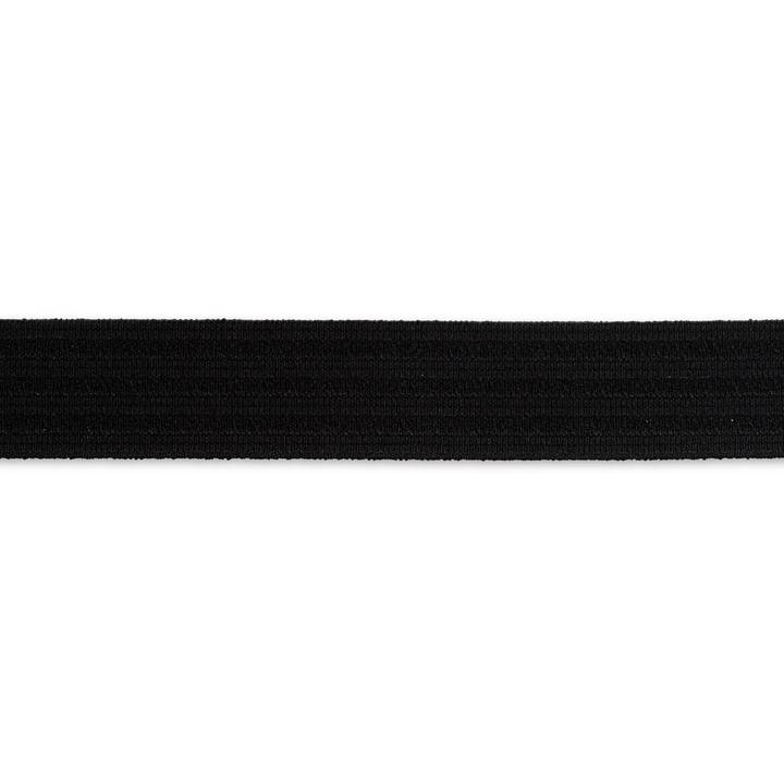 Nahtbahnenband, 30mm, schwarz, 10m