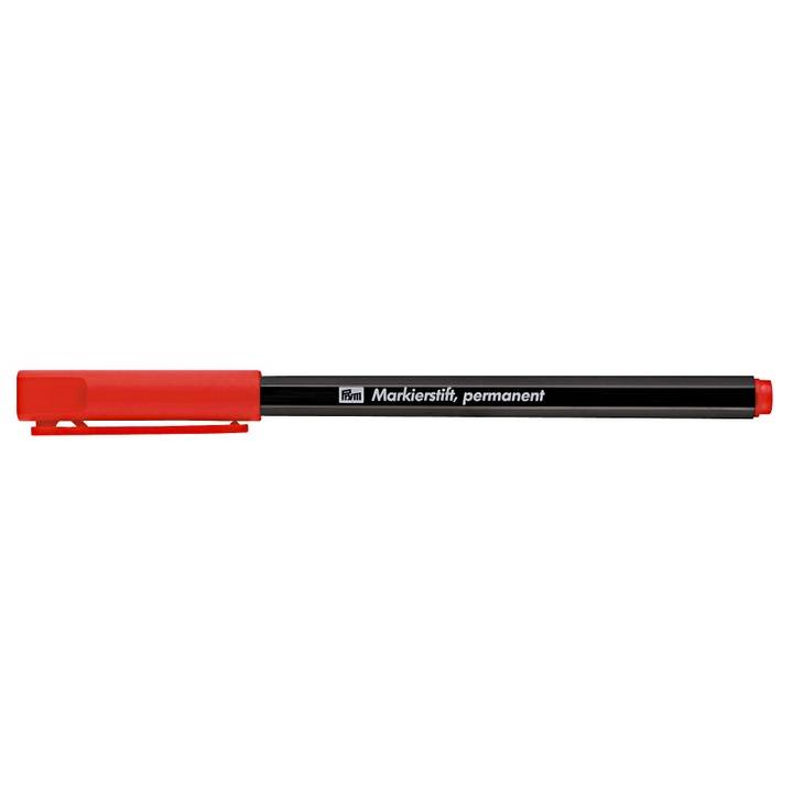 Marking pen permanent, red