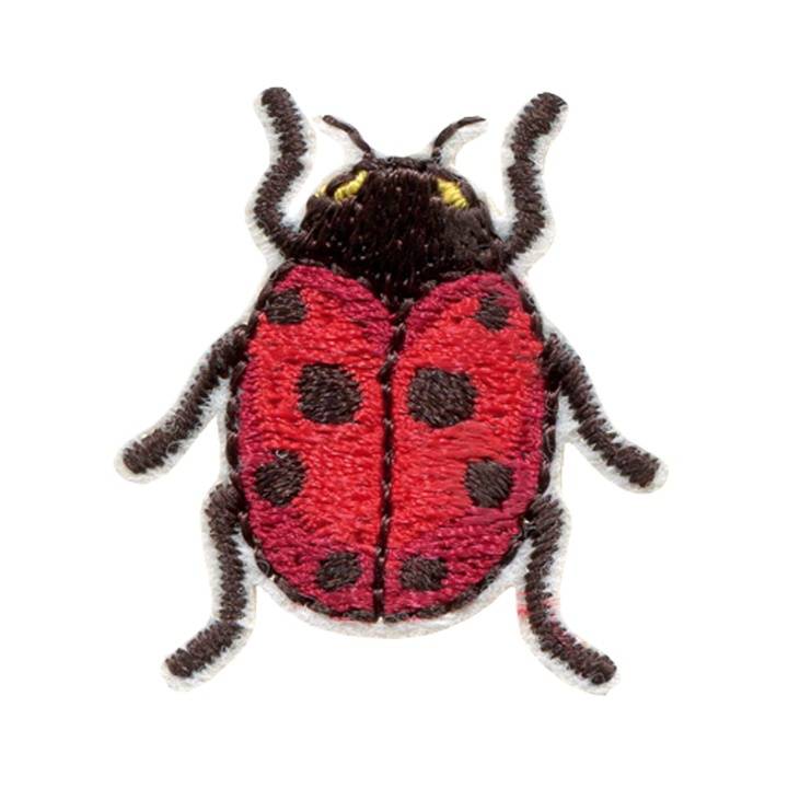 Appliqué Ladybird, black/red