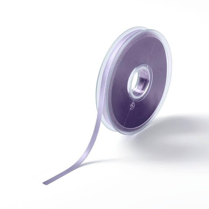 Satin ribbon, 6mm, purple