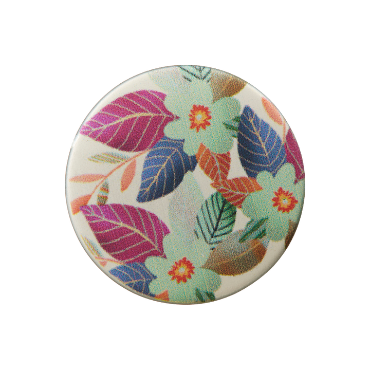 Metal button shank ,18mm ,multicoloured