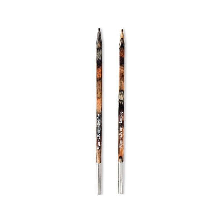 Knitting needle points, natural, CUBICS