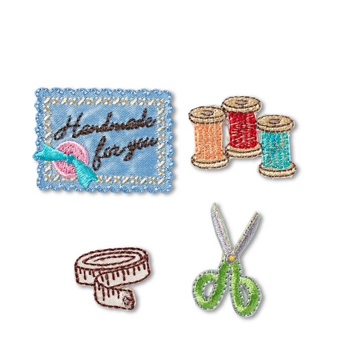 Appliqué ‘Handmade for you’ self-adhesive and for ironing on
