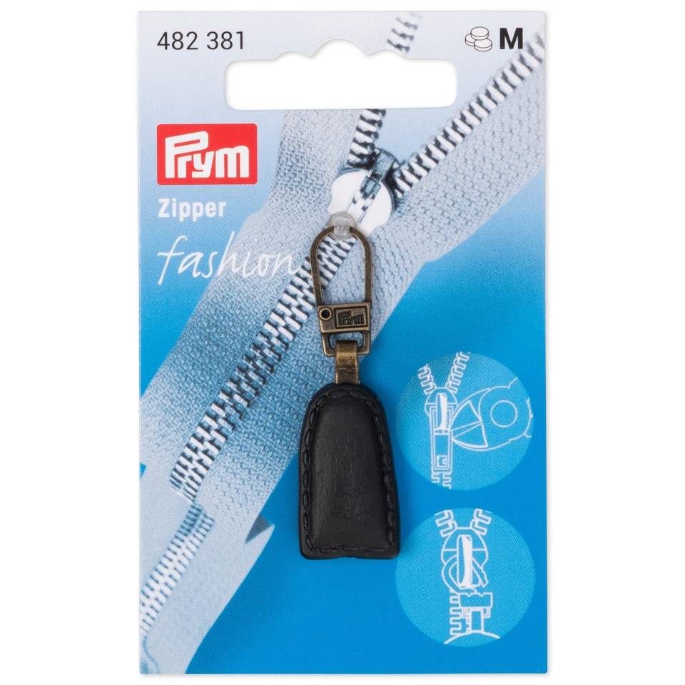 Prym Fashion Zipper Puller Ring 01 Silver 