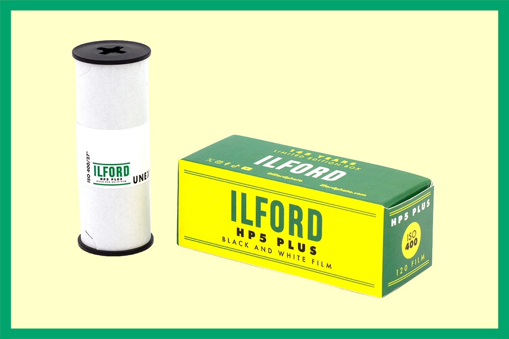 Ilford limited retro packaging for HP5+ and FP4+ films