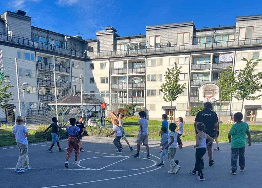 Kvällsbasket i Sigma med Väsbyhem och BSK Basket