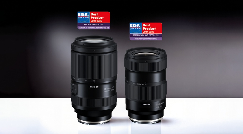 Tamron lenses awarded with two prestigious 2024-2025 EISA Awards