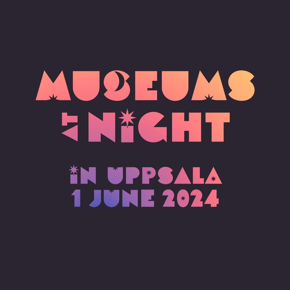 Logotype Museums at Night in Uppsala