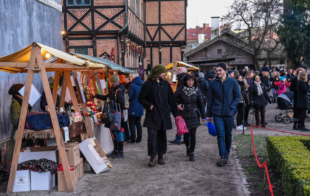 Julstök med julmarknad