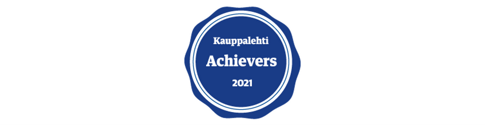 Kauppalehti Achievers certificate