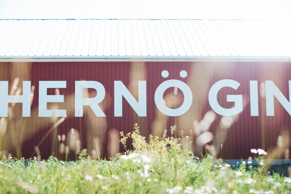 Home of Swedish Gin. Hernö Gin, Dala, Sweden.