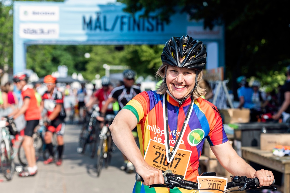 Målgång efter Vätternrundan 100 km.

Foto: Petter Blomberg