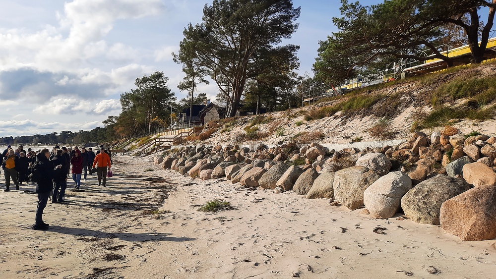 Under årets Kustmöte fick deltagarna göra ett fältbesök i Åhus. 