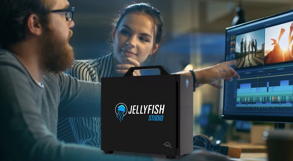 New OWC Jellyfish Nomad and Studio all-SSD shared storage solution
