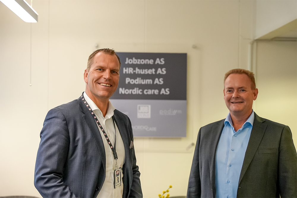 Espen Hem Jakobsen og Arild Tjensvold lanserer Jobzone Tech