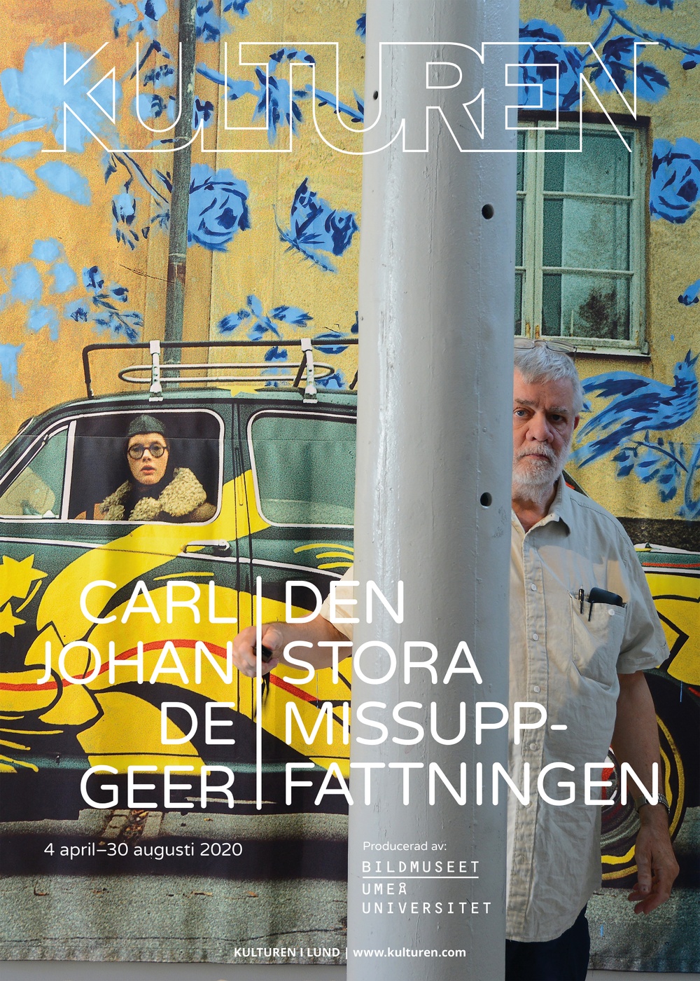 Utställningsaffisch Carl Johan De Geer – Den stora missuppfattningen