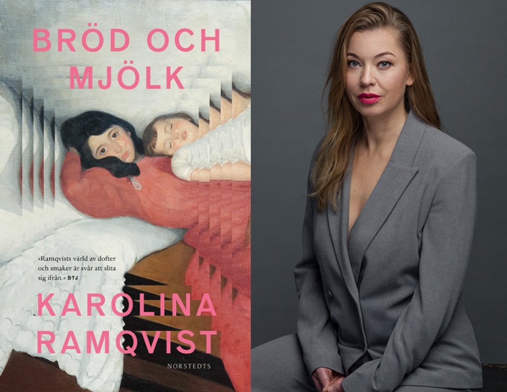 Profilbild på Karolina Ramqvist och hennes bok