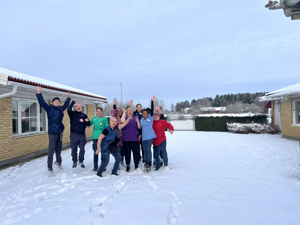 Hemtjänstpersonal inom Essunga kommun.