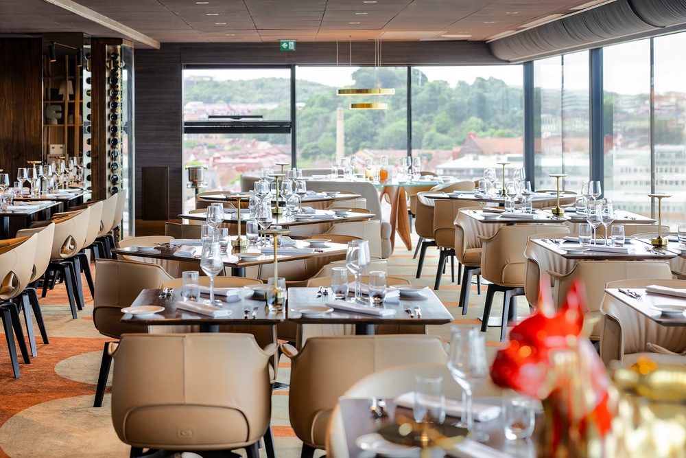 View Skybar & Restaurant at Hotel Riverton Gothenburg