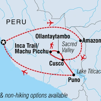 tourhub | Intrepid Travel | Real Peru | Tour Map