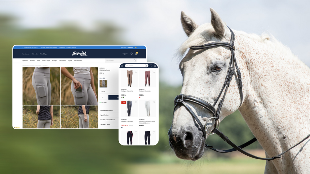 Börjes Tingsryd nya e-handel för hästsport
