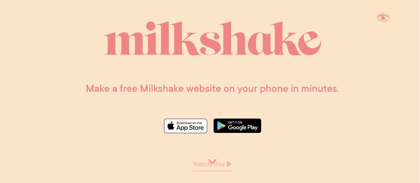 milkshake website