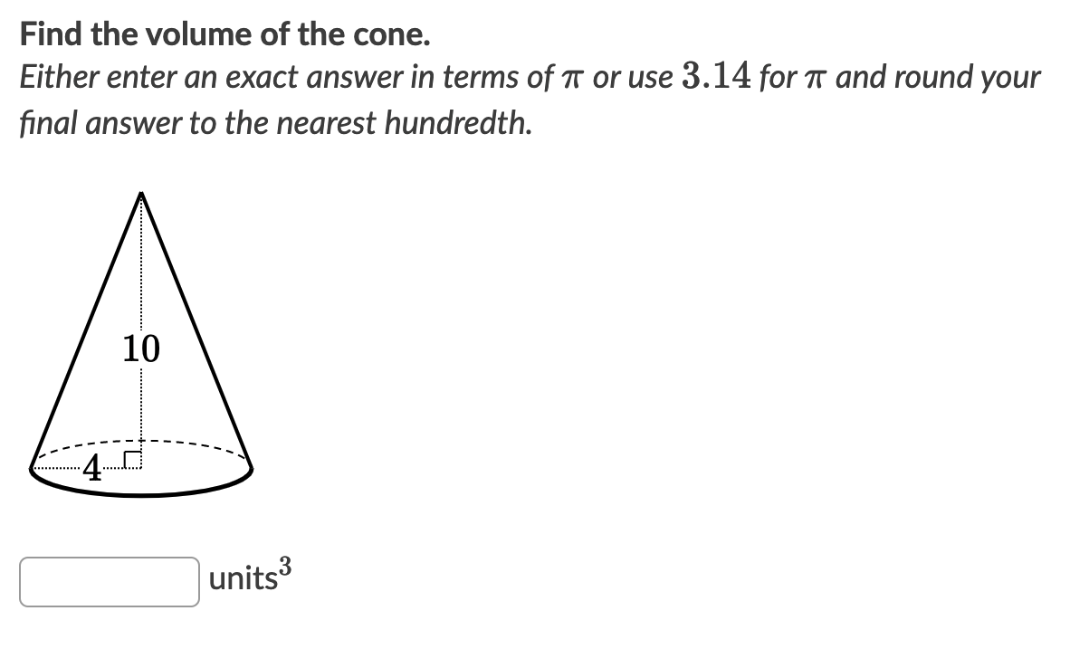 lesson 2 problem solving practice volume of cones