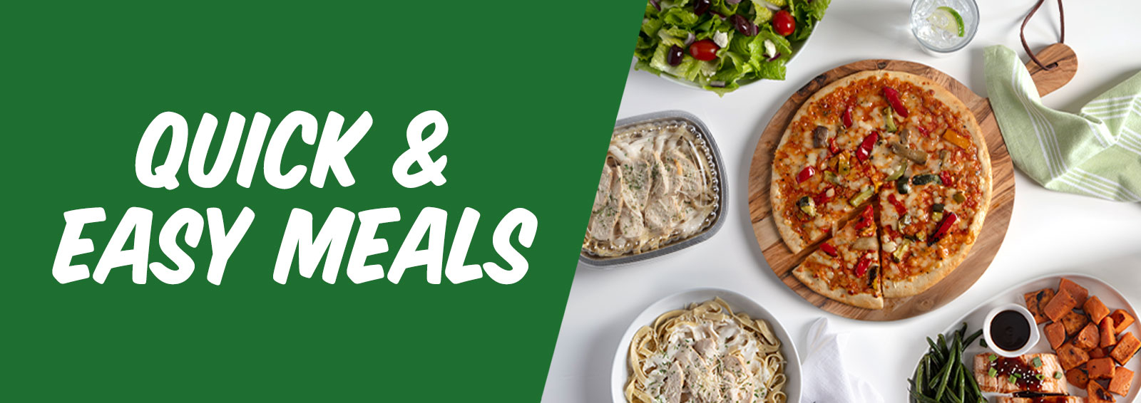 Quick and easy meal solutions - click here to shop now for all the freshest and most delicious quick meals, right here at Sprouts.