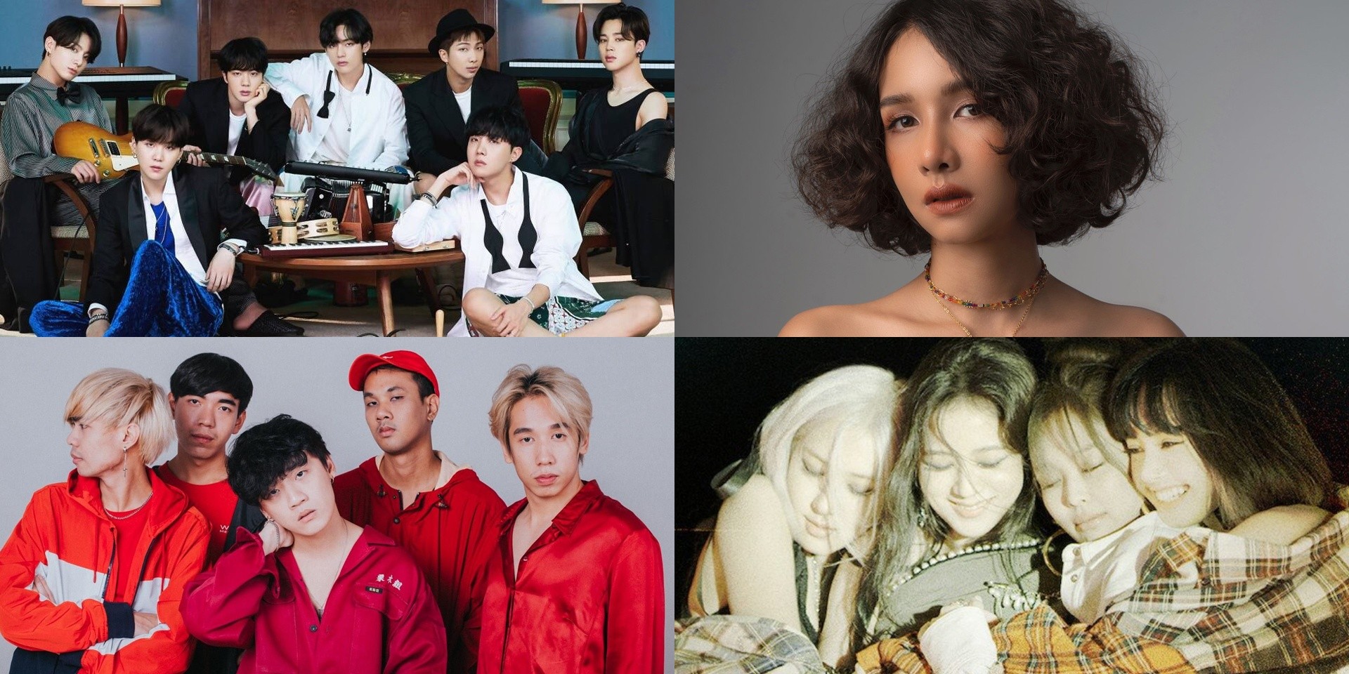 BTS, BLACKPINK, Three Man Down, BOWKYLION top the charts in Spotify 2020 Wrapped Thailand