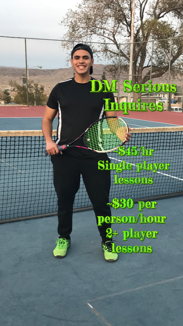 Thomas S. teaches tennis lessons in Barstow, CA