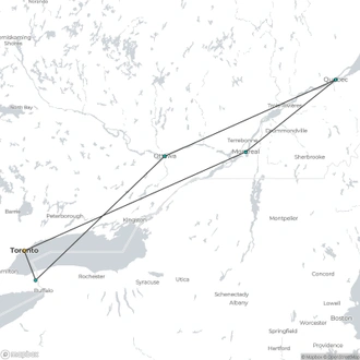 tourhub | Omega Tours | Eastern Explorer - 2025 | Tour Map