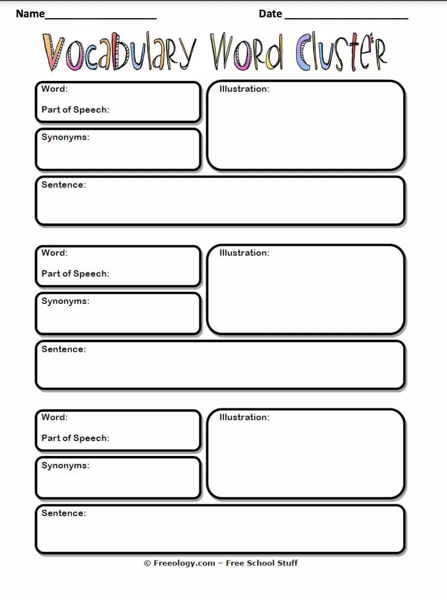 Vocabulary Activities For Middle School