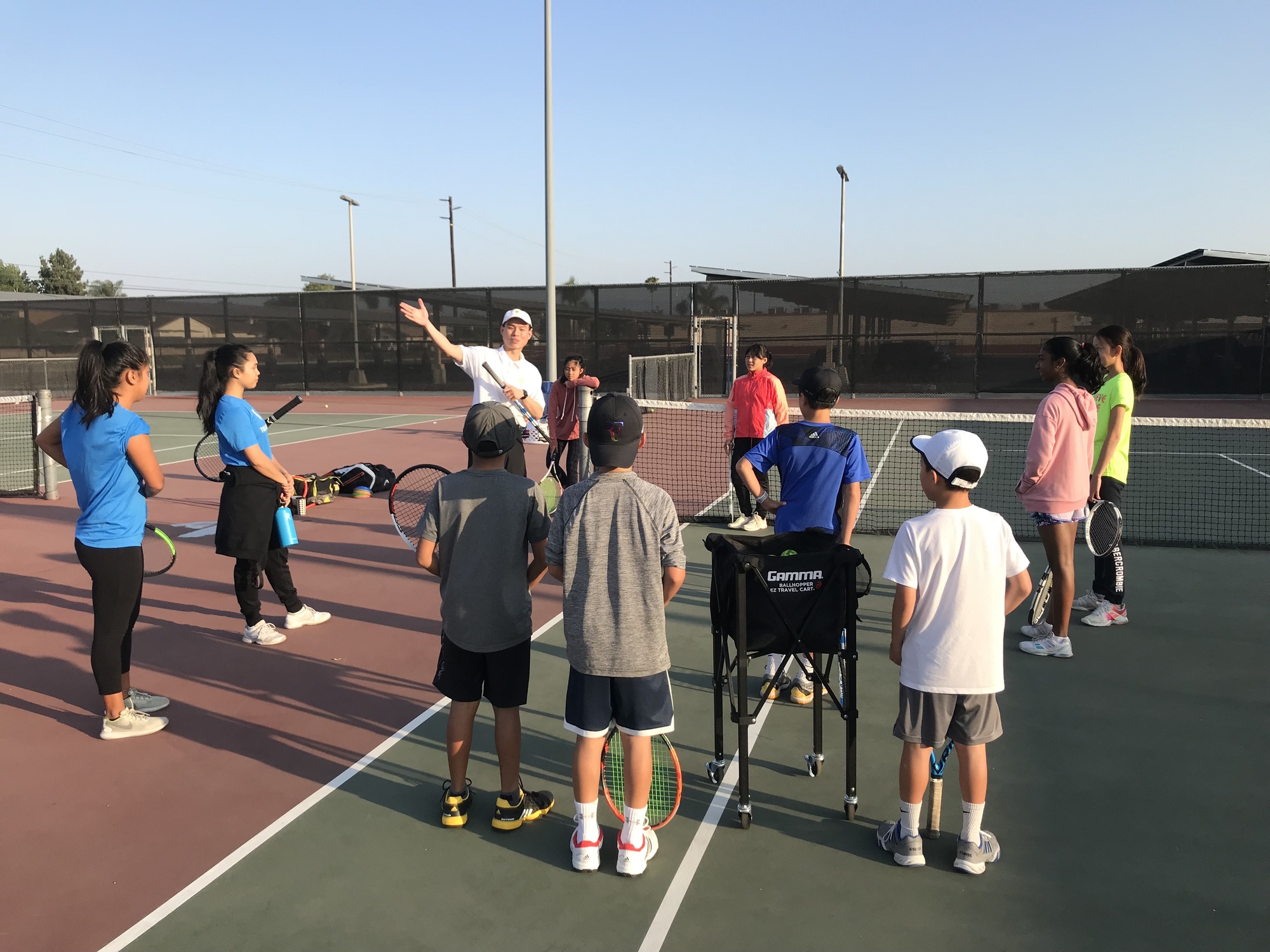 Tennis coach picture