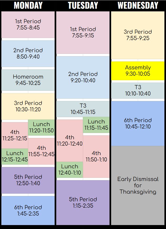 schedule