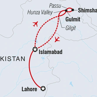 tourhub | Intrepid Travel | Pakistan Expedition | Tour Map