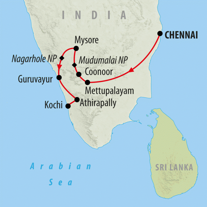 tourhub | On The Go Tours | Great Southern Getaway - 15 days | Tour Map