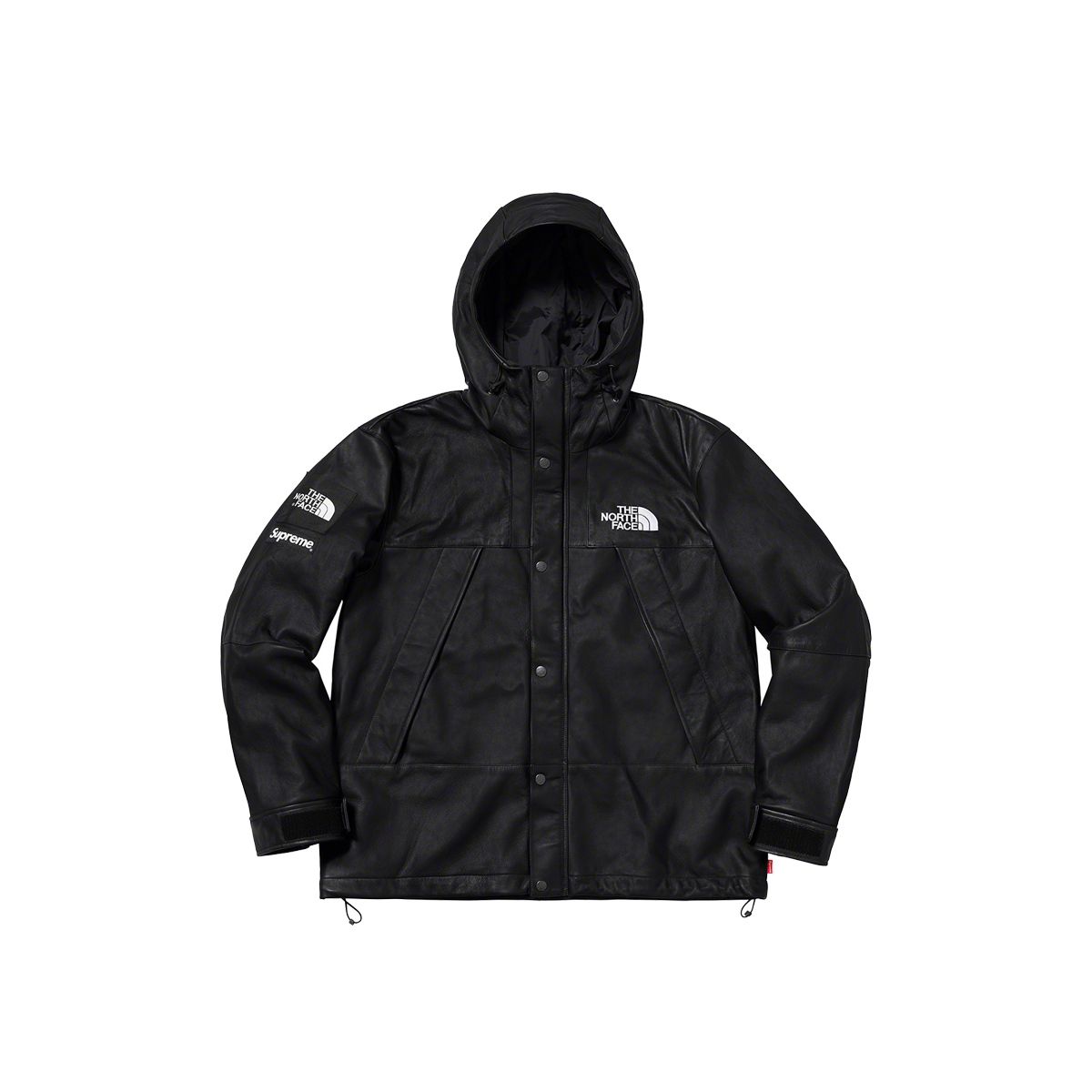 Supreme x The North Face Leather Mountain Parka Jacket Black (FW18