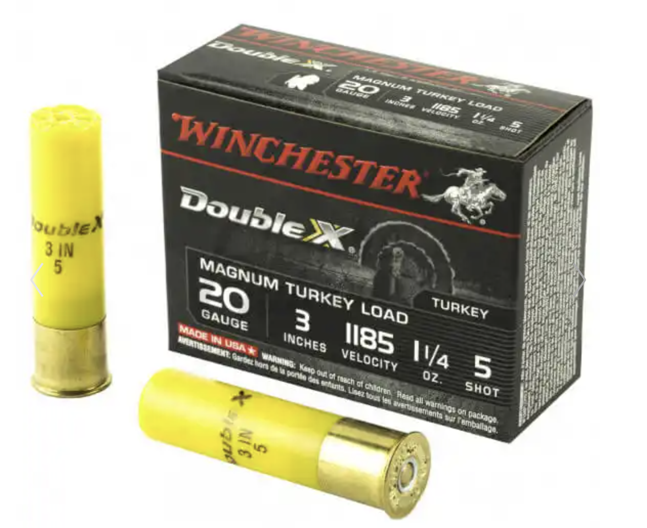 Winchester DoubleX Magnum Turkey Load 20G 5 shot-img-0