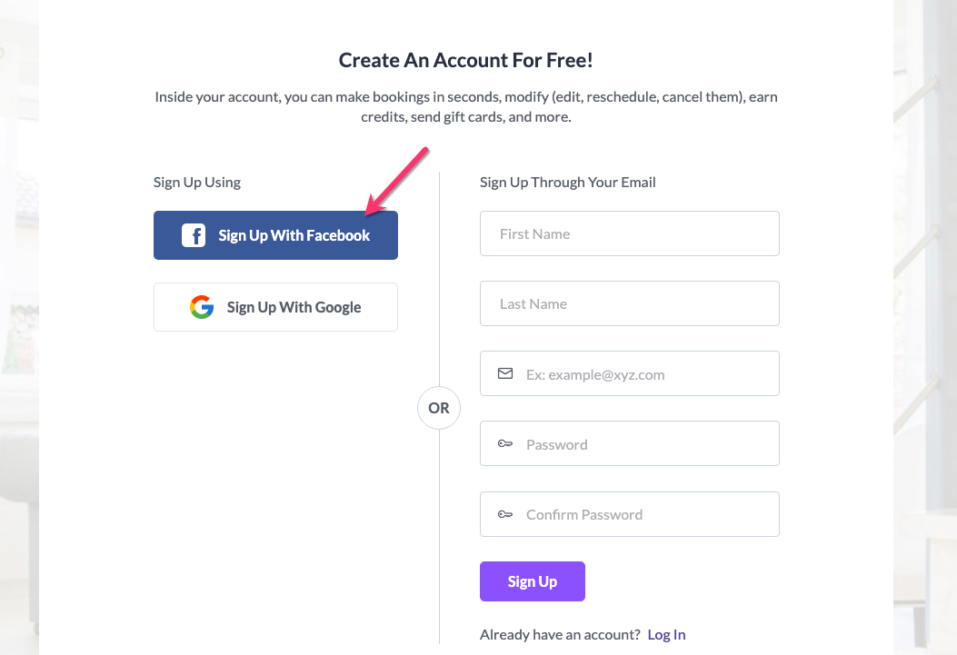 how to login to facebook