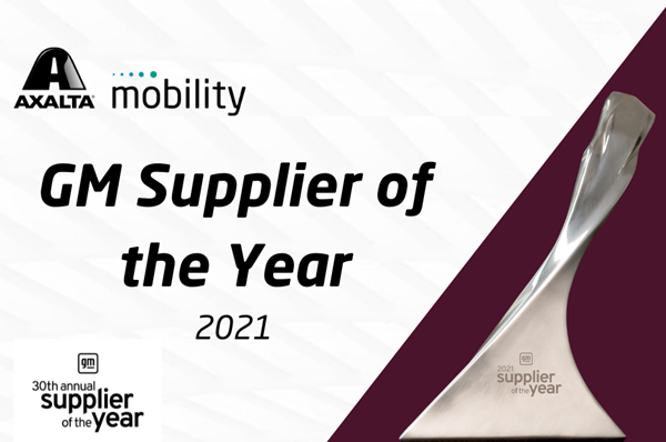 Axalta - 2021 GM Supplier of the Year