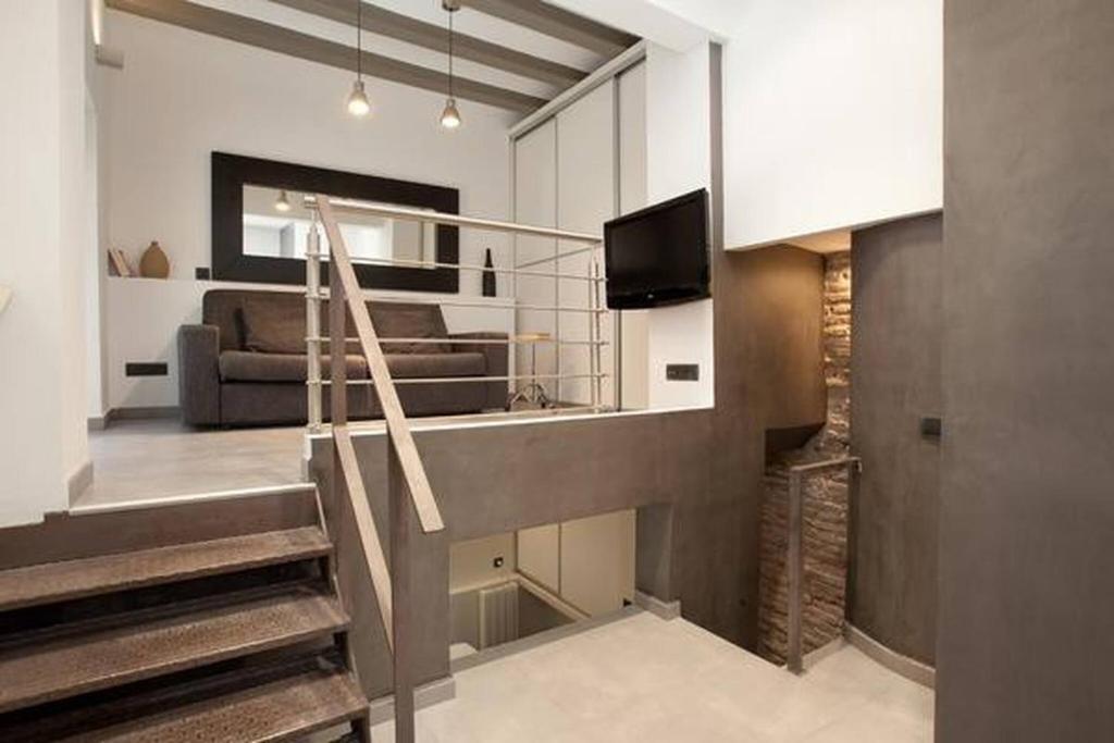 desain interior apartemen studio split level