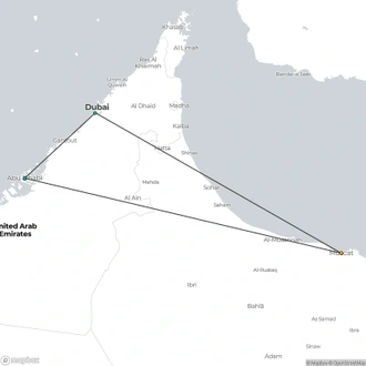 tourhub | Today Voyages | Muscat Value Package 3N | Tour Map