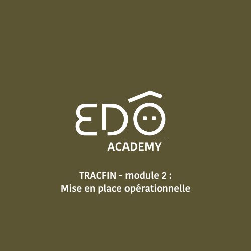 Représentation de la formation : Tracfin - Module 2 : Mise en place opérationnelle