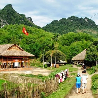 tourhub | LVP Travel Vietnam | Hanoi - Mai chau Adventure 2 Days 1 Night sleep at bungalow -packaged tour 